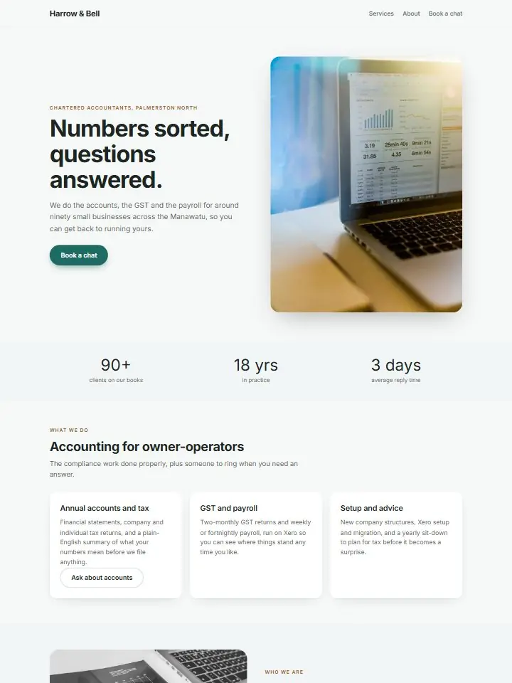 The Accountant Kit - site preview